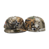 Real Tree Houston Astros Gray Bottom 2004 All Star Game Side Patch New Era 59Fifty Fitted