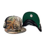 Real Tree New York Yankees Black Trucker Green Bottom 1949 World Series Side Patch New Era 59Fifty Fitted