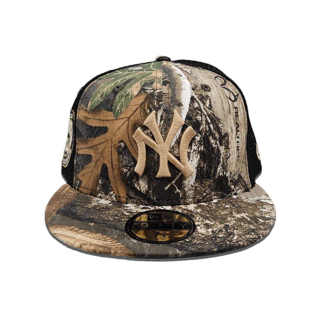 New York NY Giants NFL TEAM-BASIC Realtree Camo Fitted Hat