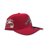 Red Atlanta Braves Gray Bottom Curved Brim 2000 All Star Game Side Patch New Era 9Forty A-frame Snapback