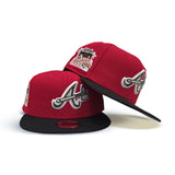 Red Atlanta Braves Black Visor Gray Bottom 2000 All Star Game Side Patch New Era 9Fifty Snapback