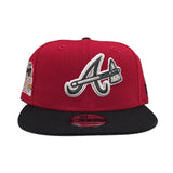 Red Atlanta Braves Black Visor Gray Bottom 2000 All Star Game Side Patch New Era 9Fifty Snapback