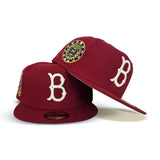 Red Brooklyn Dodgers Red Bottom 1942 All Star Game Side Patch New Era 59Fifty Fitted