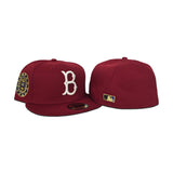 Red Brooklyn Dodgers Red Bottom 1942 All Star Game Side Patch New Era 59Fifty Fitted