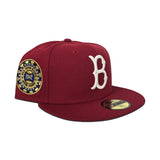 Red Brooklyn Dodgers Red Bottom 1942 All Star Game Side Patch New Era 59Fifty Fitted