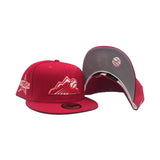 Red Colorado Rockies Mountain Logo Gray Bottom 2021 All Star Game Side Patch New Era 59Fifty Fitted