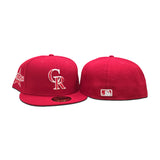 Red Colorado Rockies Gray Bottom 2021 All Star Game Side Patch New Era 59Fifty Fitted