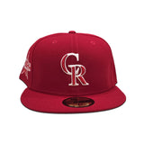 Red Colorado Rockies Gray Bottom 2021 All Star Game Side Patch New Era 59Fifty Fitted