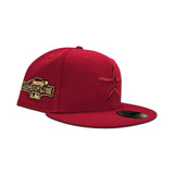 Red on Red Houston Astros Gray Bottom 2004 All Star Game Side Patch New Era 59Fifty Fitted