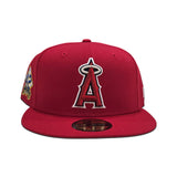 Red Los Angeles Angels Jackie Robinson Signature Edition Green Bottom #42 "Breaking Barriers" Side Patch New Era 59Fifty Fitted