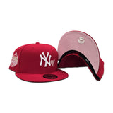 Red New York Yankees Heart Pink Bottom 1999 World Series Side Patch "Valentines Day Collection" New Era 9Fifty Snapback