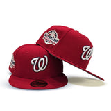 Red Washington Nationals Gray Bottom 2018 All Star Game Side Patch New Era 59Fifty Fitted