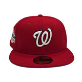 Red Washington Nationals Gray Bottom 2018 All Star Game Side Patch New Era 59Fifty Fitted