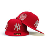 Swarovski Crystal Red New York Yankees 2000 Subway Series Side Patch New Era 59Fifty Fitted