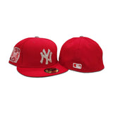 Swarovski Crystal Red New York Yankees 2000 Subway Series Side Patch New Era 59Fifty Fitted