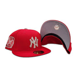 Swarovski Crystal Red New York Yankees 2000 Subway Series Side Patch New Era 59Fifty Fitted