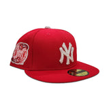 Swarovski Crystal Red New York Yankees 2000 Subway Series Side Patch New Era 59Fifty Fitted