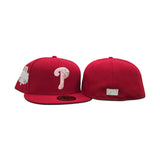 Red Philadelphia Phillies Pink Bottom 1996 All Star Game Side Patch "Valentines Day Collection" New Era 59Fifty Fitted