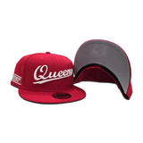 Red Queens New Era Queens NY Patch Snapback 9FIFTY Hat