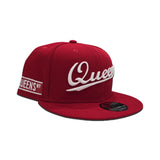 Red Queens New Era Queens NY Patch Snapback 9FIFTY Hat