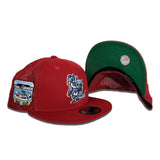 Red St. Louis Cardinals Red Trucker Green Bottom Busch Stadium Final Season Side Patch New Era 59Fifty Fitted