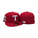 Red Texas Rangers Gray Bottom 2023 World Series Champions Side Patch New Era 59Fifty Fitted