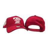 Red Toronto Blue Jays Curved Brim Pink Bottom 30th Season Side Patch "Valentines Day Collection" New Era 9Forty Snapback