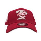 Red Toronto Blue Jays Curved Brim Pink Bottom 30th Season Side Patch "Valentines Day Collection" New Era 9Forty Snapback