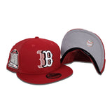Red Trucker Boston Red Sox Gray Bottom 1999 All Star Game Side Patch New Era 59Fifty Fitted