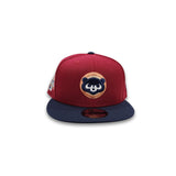 Burgundy Chicago Cubs Navy Blue Visor Gray Bottom 1990 All Star Game Side Patch New Era 9Fifty Snapback