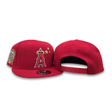 Navy Blue 3 Stars Los Angeles Angels Gray Bottom 50th Anniversary Side Patch New Era 9Fifty Snapback