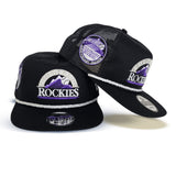 Black Trucker New Colorado Rockies Green Bottom 10 Years Anniversary Side Patch New Era Snapback