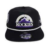 Black Trucker New Colorado Rockies Green Bottom 10 Years Anniversary Side Patch New Era Snapback