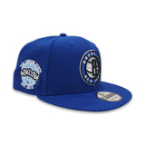 Royal Blue Brooklyn Nets Gray Bottom The Empire State Side Patch New Era 9Fifty Snapback