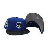 Royal Blue Chicago Cubs Black Visor Gray Bottom 1990 All Star Game Side Patch New Era 59Fifty Fitted