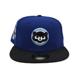 Royal Blue Chicago Cubs Black Visor Gray Bottom 1990 All Star Game Side Patch New Era 59Fifty Fitted