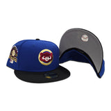 Royal Blue Chicago Cubs Black Visor Gray Bottom 1990 All Star Game Side Patch New Era 59Fifty Fitted