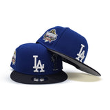 Royal Blue Los Angeles Dodgers Palm Tree Navy Blue Visor Gray Bottom 40th Anniversary Side Patch New Era 9Fifty Snapback
