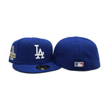 Royal Blue Los Angeles Dodgers Gray Bottom 2024 World Series Champions Side Patch New Era 59Fifty Fitted