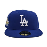 Royal Blue Los Angeles Dodgers Gray Bottom 2024 World Series Champions Side Patch New Era 59Fifty Fitted