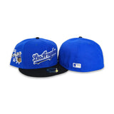 Royal Blue Glow in the Dark Los Angeles Dodgers Black Visor Green Bottom Shohei Ohtani Side Patch New Era 59Fifty Fitted