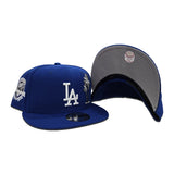 Royal Blue Los Angeles Dodgers Palm Tree Gray Bottom 50th Anniversary Side Patch New Era 9Fifty Snapback