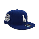 Royal Blue Los Angeles Dodgers Palm Tree Gray Bottom 50th Anniversary Side Patch New Era 9Fifty Snapback