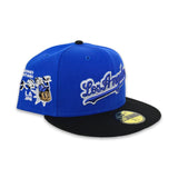 Royal Blue Glow in the Dark Los Angeles Dodgers Black Visor Green Bottom Shohei Ohtani Side Patch New Era 59Fifty Fitted