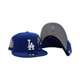 Royal Blue Los Angeles Dodgers Palm Tree Gray Bottom 2024 World Series Side Patch New Era 9Fifty Snapback