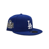 Royal Blue Los Angeles Dodgers Palm Tree Gray Bottom 2024 World Series Side Patch New Era 9Fifty Snapback