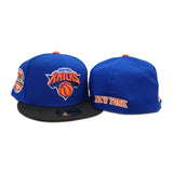 Royal Blue NY Knicks Black Visor Established 1946 Side Patch Fitted –  Exclusive Fitted Inc.