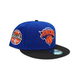 Royal Blue New York Knicks Black Visor Gray Bottom 1946 Established Side Patch New Era 9Fifty Snapback