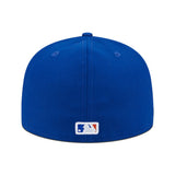 Royal Blue New York Mets Gray Bottom Compound Side Patch New Era 59Fifty Fitted