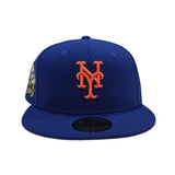 Royal Blue New York Mets Jackie Robinson Signature Edition Green Bottom #42 "Breaking Barriers" Side Patch New Era 59Fifty Fitted